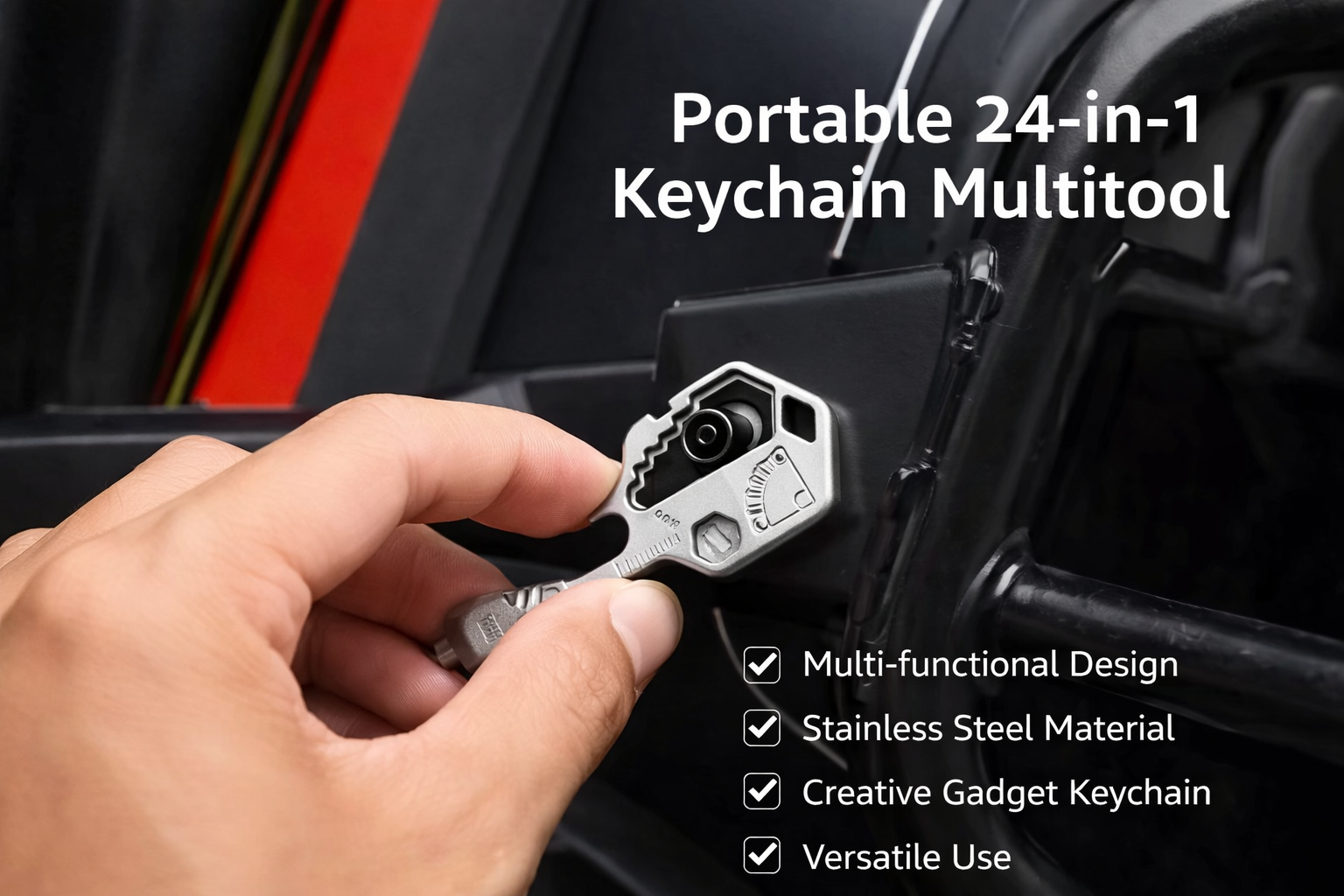 Stainless Steel Multitool Key